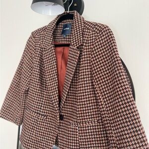 MODCLOTH Chic Houndstooth Women's Blazer